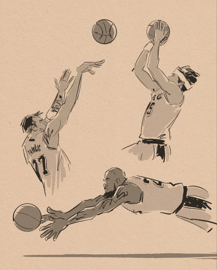 kaiyun 官网-壁纸请收藏！美漫画家晒作品 老詹鱼跃&amp;小里1+2&amp;东契奇绝平全都有